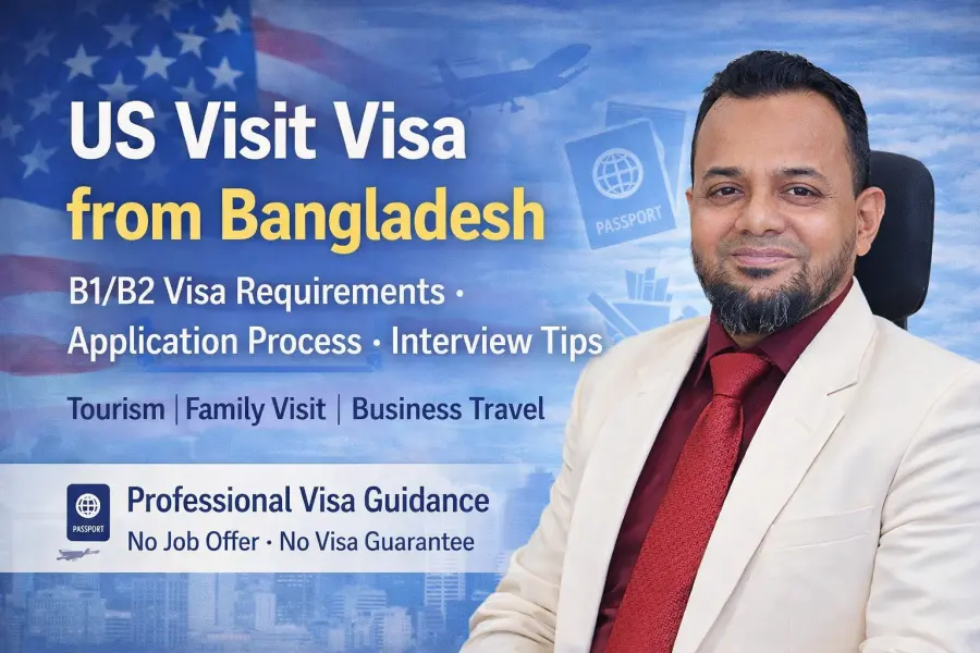 US Visit Visa (B1/B2) from Bangladesh Requirements, Process & Interview Guide (2026)