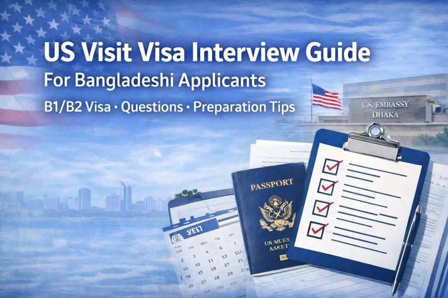 US Visit Visa Interview Preparation Guide for Bangladeshi Applicants (B1/B2)